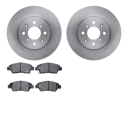 DYNAMIC FRICTION CO 6502-59303, Rotors with 5000 Advanced Brake Pads 6502-59303